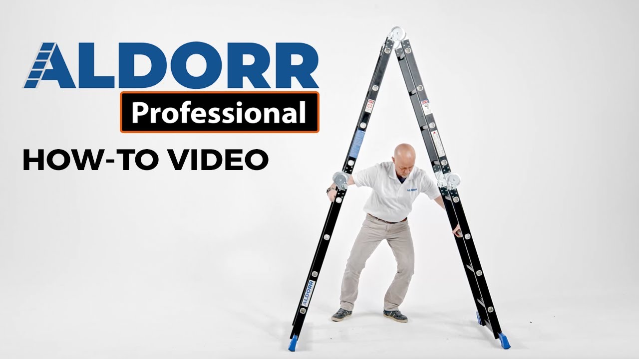 How-to tutorial: ALDORR Professional Multi-purpose ladder (-)
