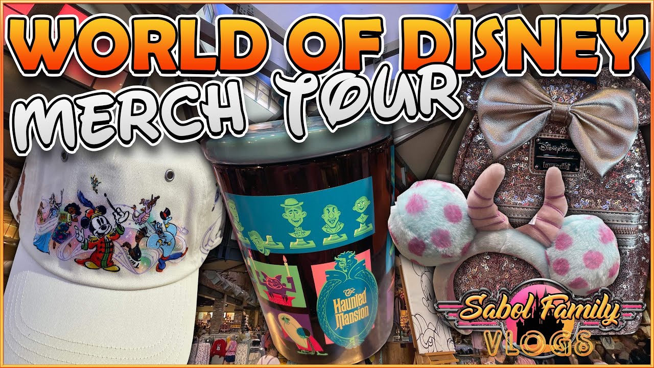 WORLD OF DISNEY New Disney Merchandise Shopping Tour | July 2023 Disney Springs - Walt Disney World