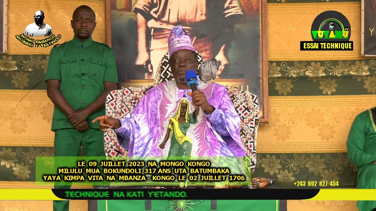 VUVAMU: MATEYA YA MFUMU NKUSU NA MONGO KONGO LE 09 JUILLET 2023!!! 
