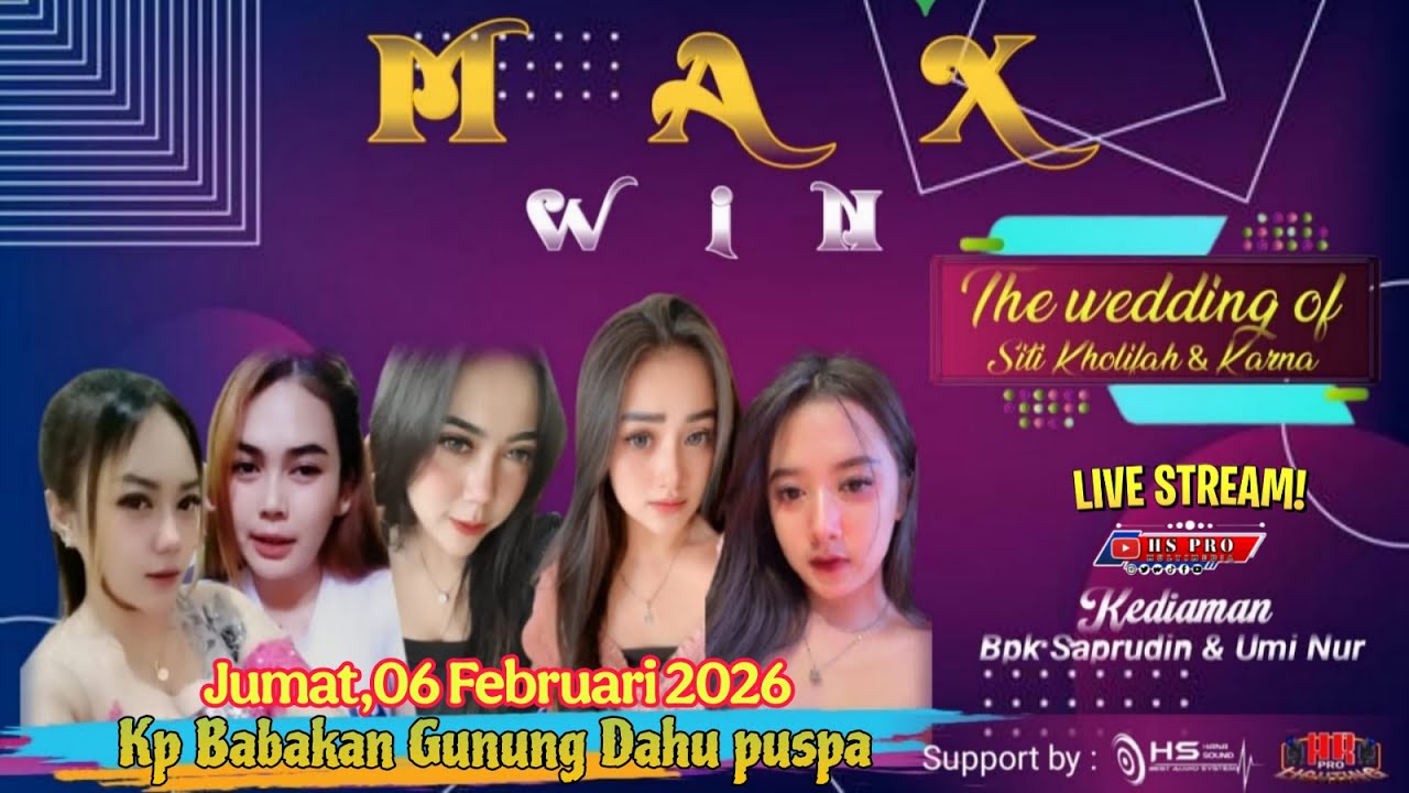 🔴 LIVE STREAMING || MAXWIN || GUNUNG DAHU PUSPA BOGOR