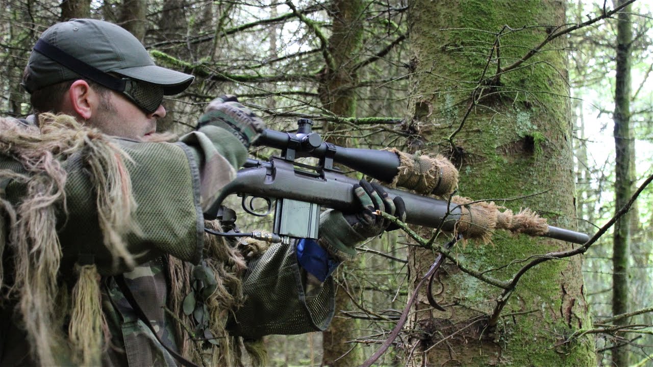 Airsoft Sniper War L96 & VSR Action Scotland HD