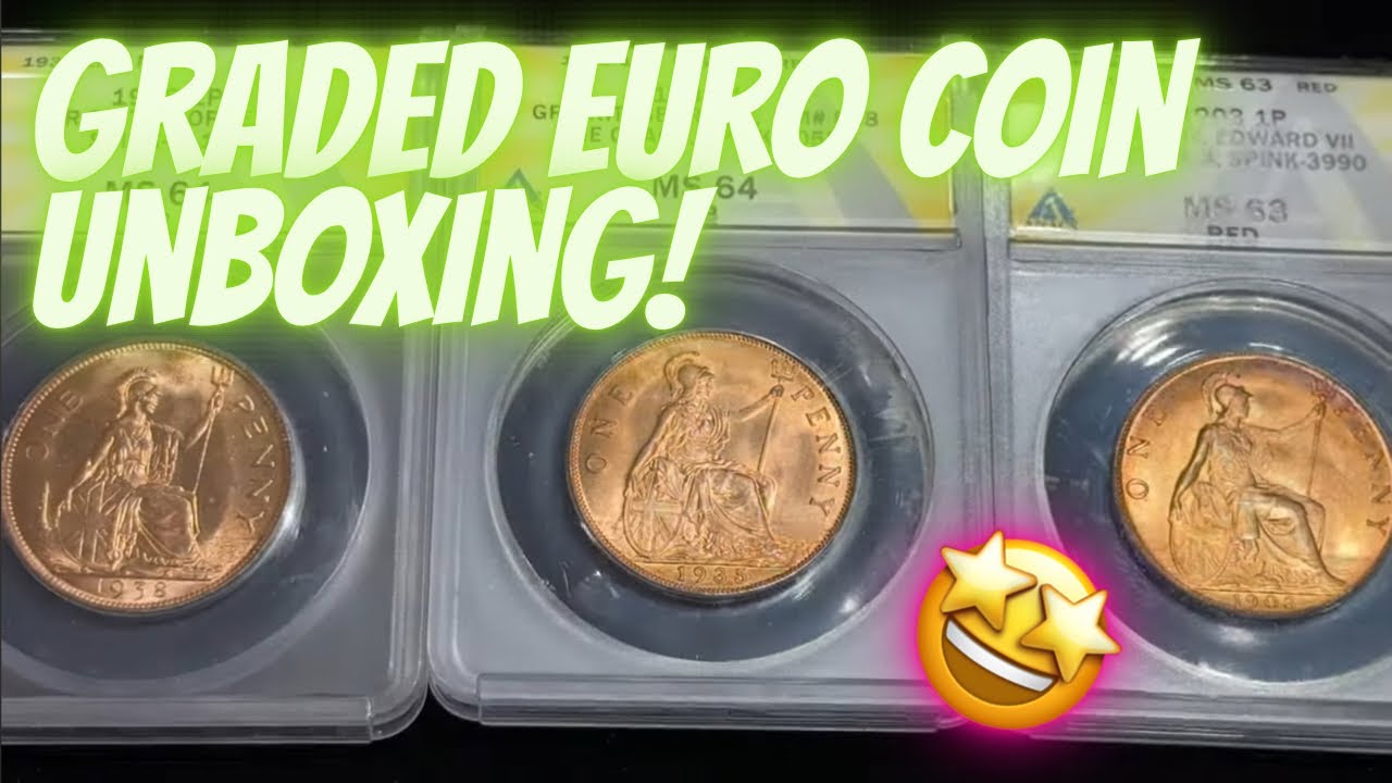 Unboxing Rare Graded European Coins! 😲 Hidden Treasures Revealed!