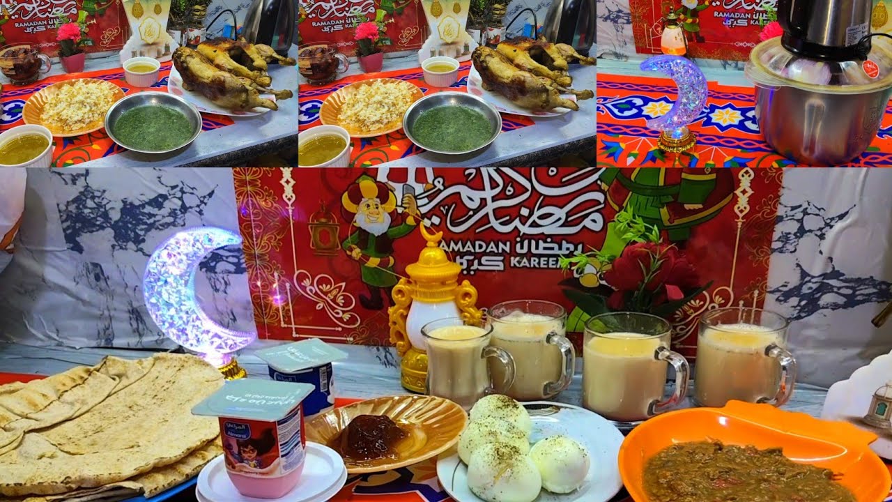 🌙✨ روتين سحور وفطار ثالث يوم رمضان | أكل بيتي يفتح النفس ويشبع من القلب ❤️🍽️