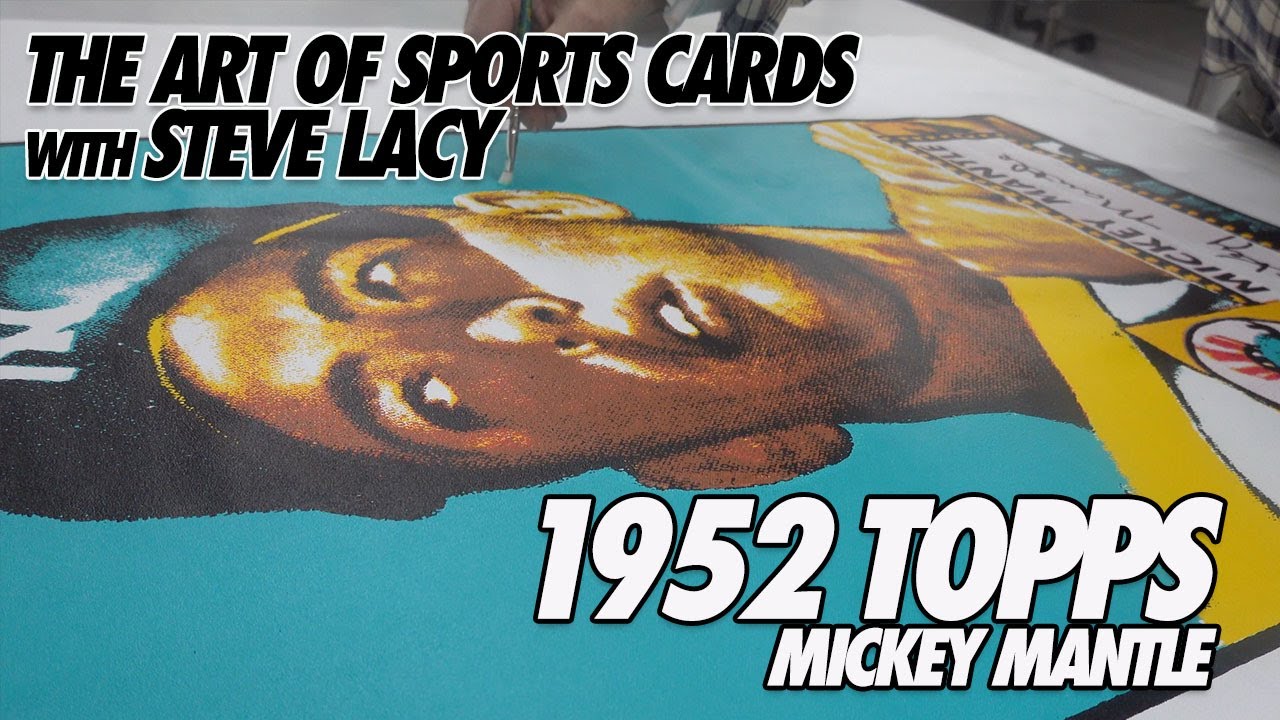 Let&rsquo;s screenprint a 1952 Topps Mickey Mantle!