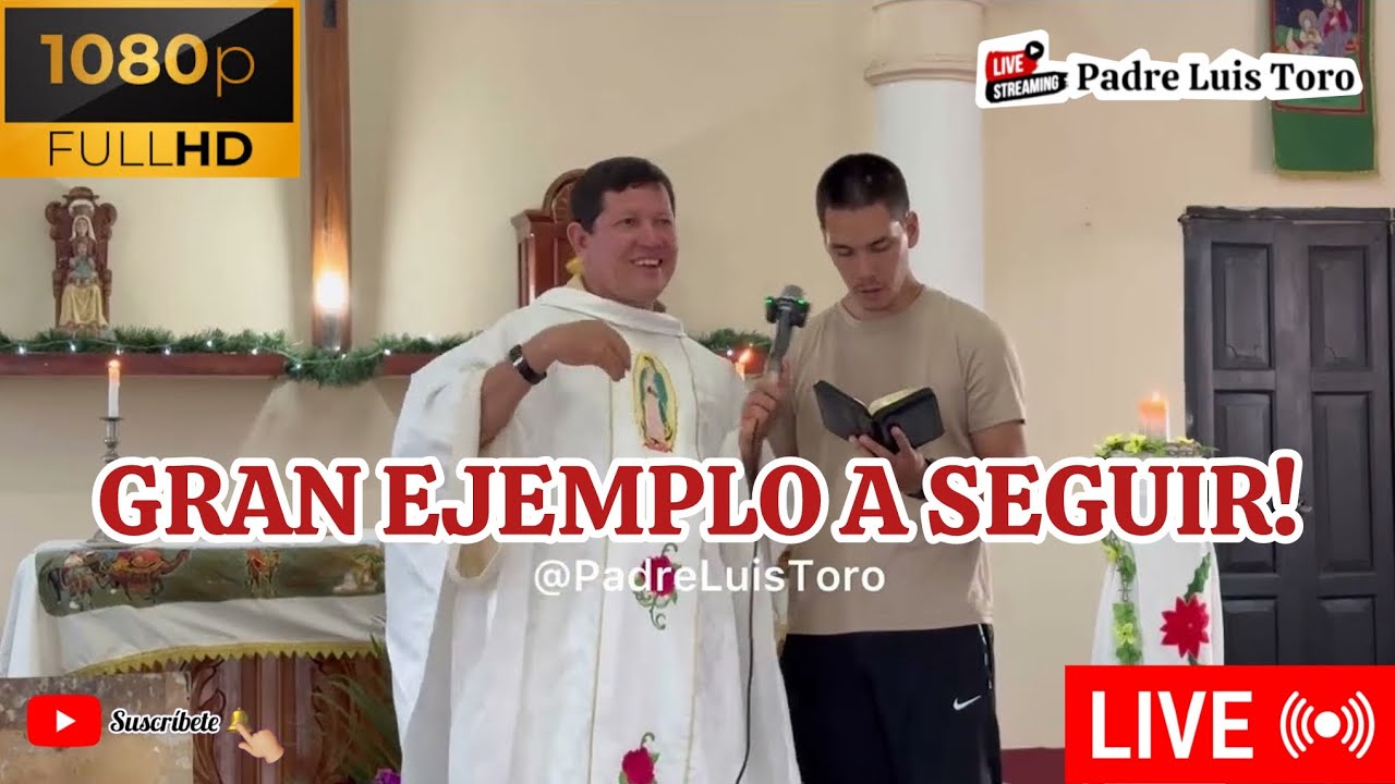 ASÍ! Es Como Debe Ser Una FAMILIA Creyente! Padre Luis Toro /120-25