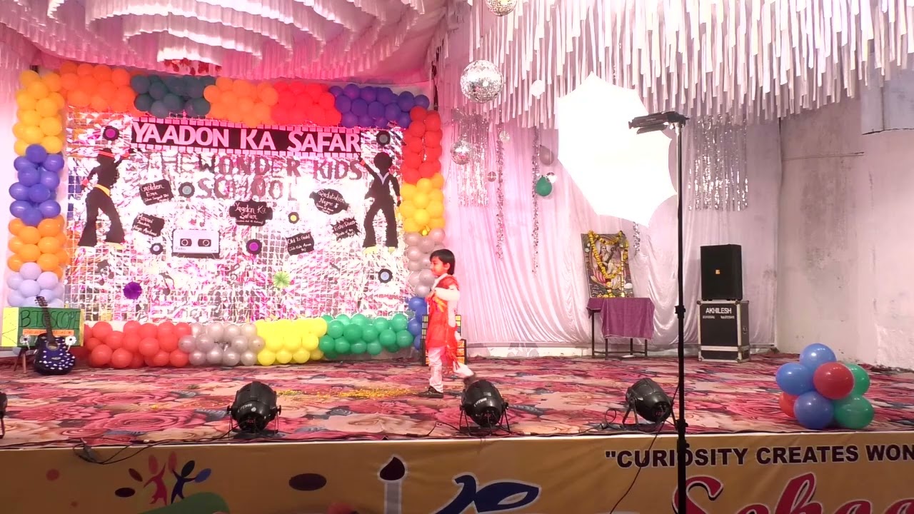 5th program The Wonder kids play school
