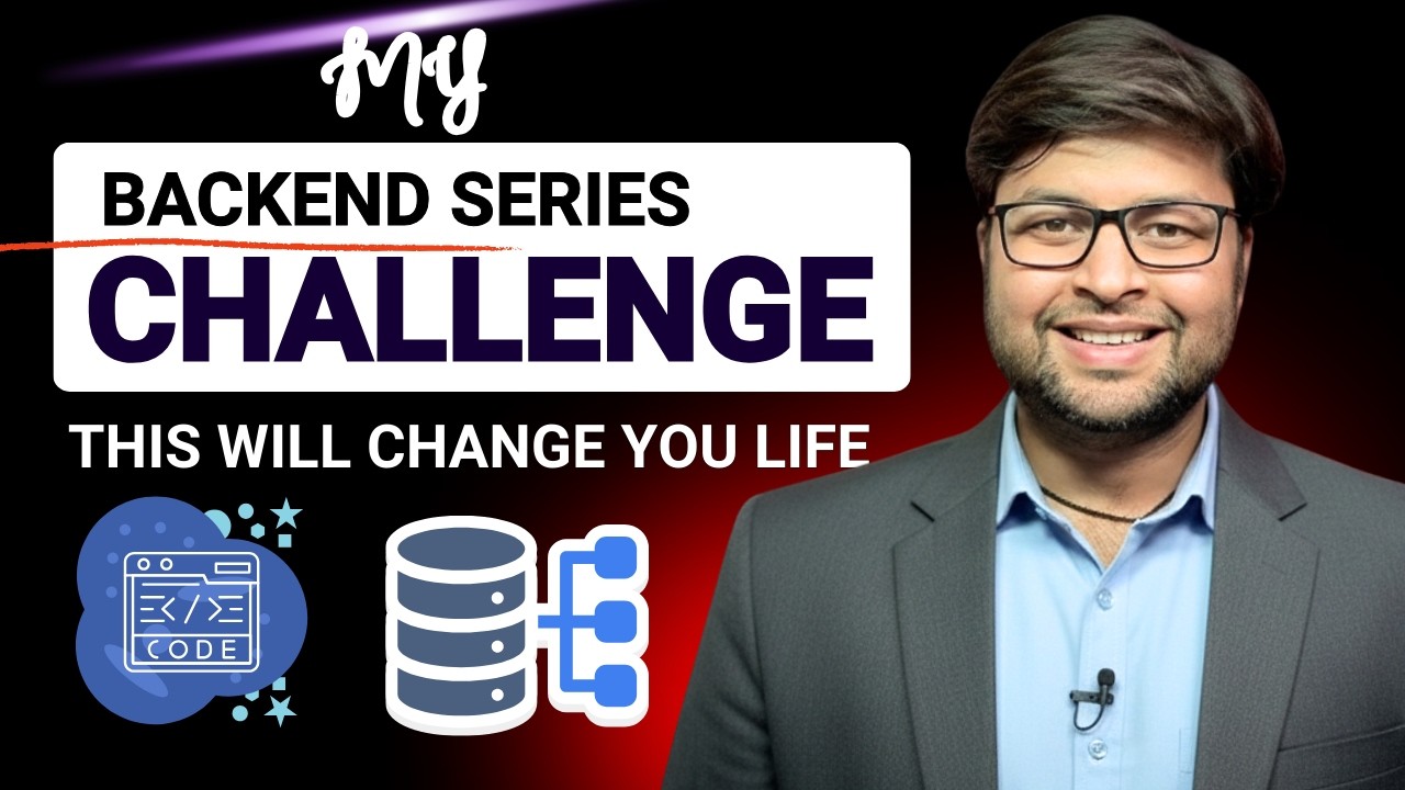 🔥My Backend Series Challenge | Starting new game changing series - Hindi