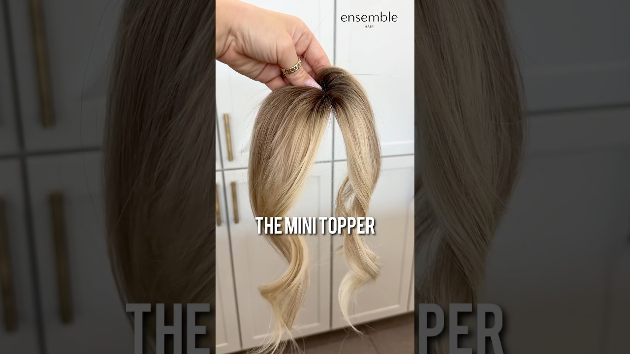 MINI HAIR TOPPER || THIN HAIR SOLUTION || #hairtoppersforthinninghair #humanhairtopper #hairtopper