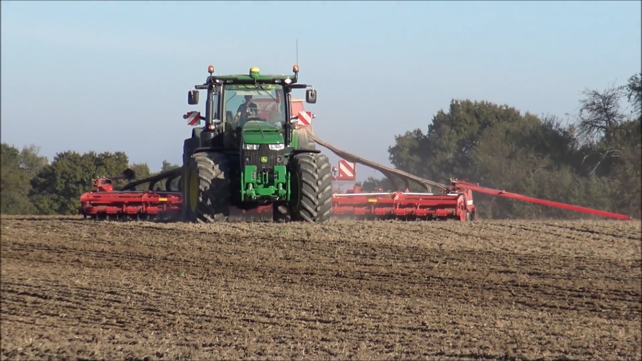 Horsch Pronto 9 DC et John Deere 8345r