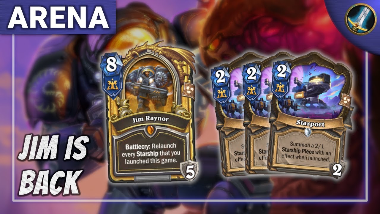 Why Is Jim Raynor So Powerful? | 12 Win Warrior Hearthstone Arena Underground
