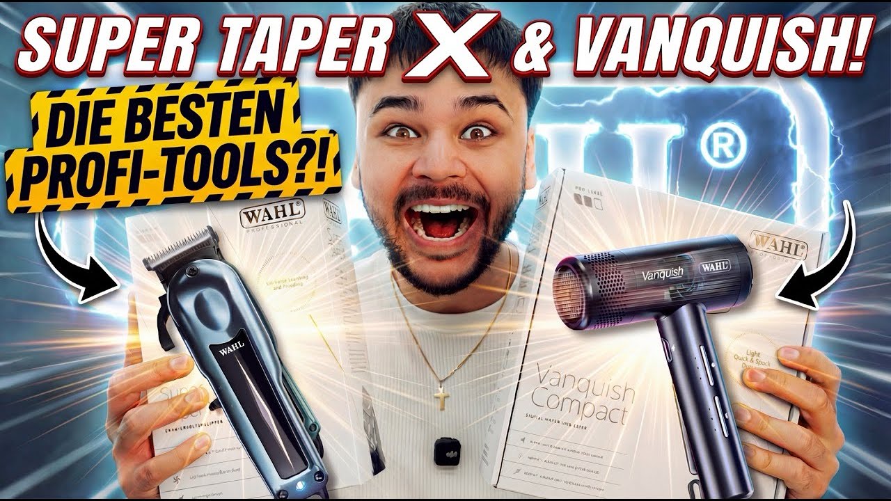 Ich teste den WAHL Super Taper X & Vanquish Compact – Unboxing & Test #phullcutz