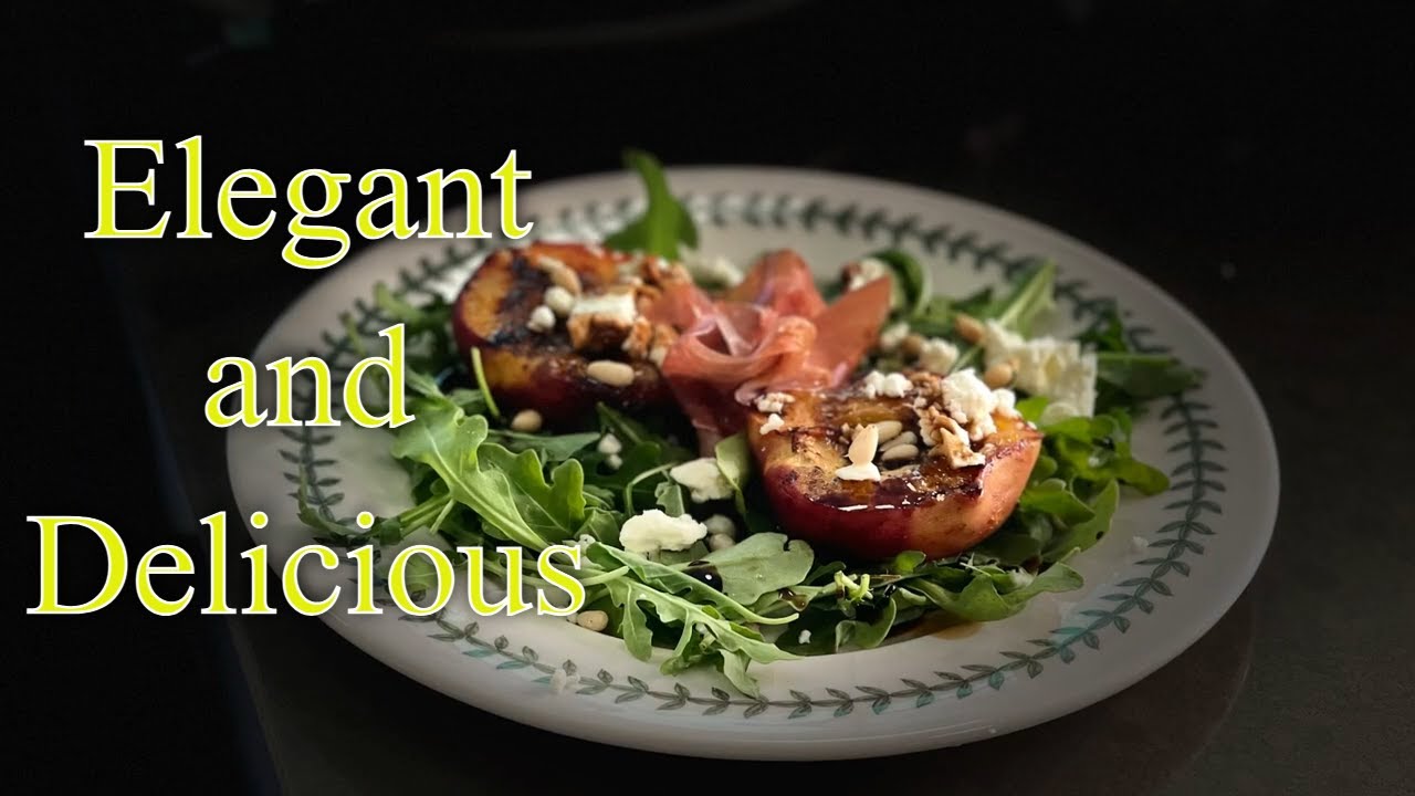 Grilled Peach Salad