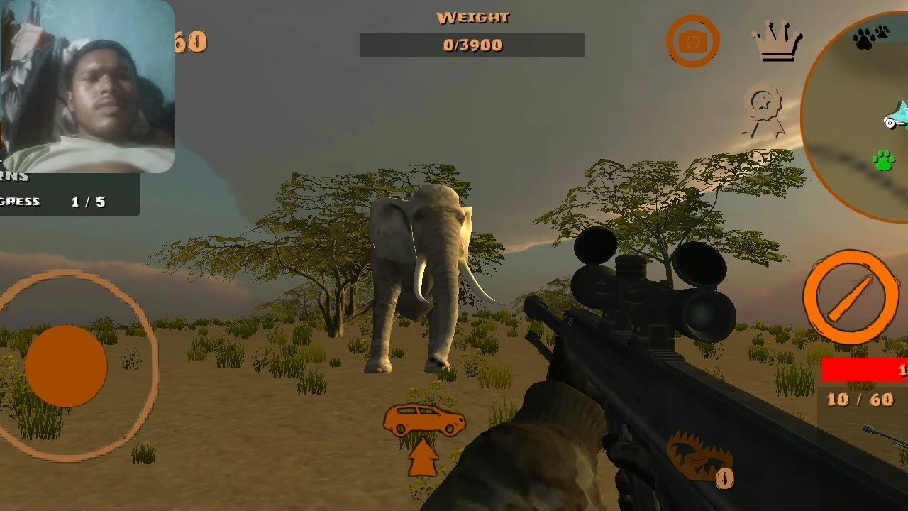 HATHI KO JUNGLE ME GUN SHOOT KIYA ANIMAL HUNTING 