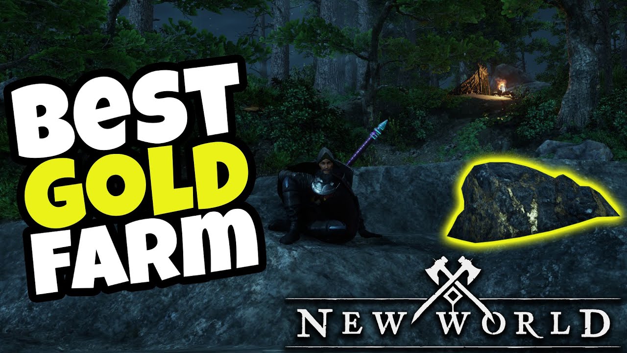 BEST Gold FARM Location: NEW WORLD MMORPG