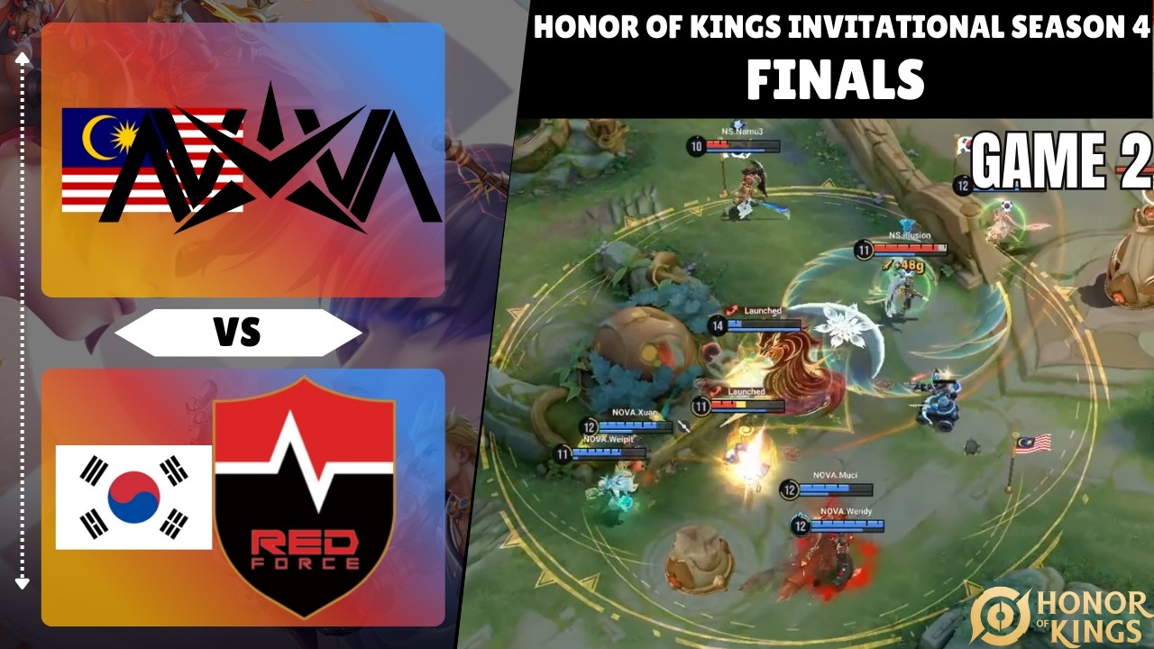 🇲🇾 Nova Esports vs 🇰🇷 Nongshim RedForce | GAME 2 | HIGHLIGHTS | KSI4 | FINALS