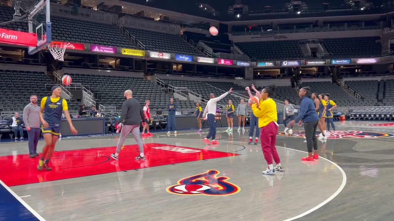Inside Indiana Fever shootaround — before Game 2, vs Atlanta Dream
