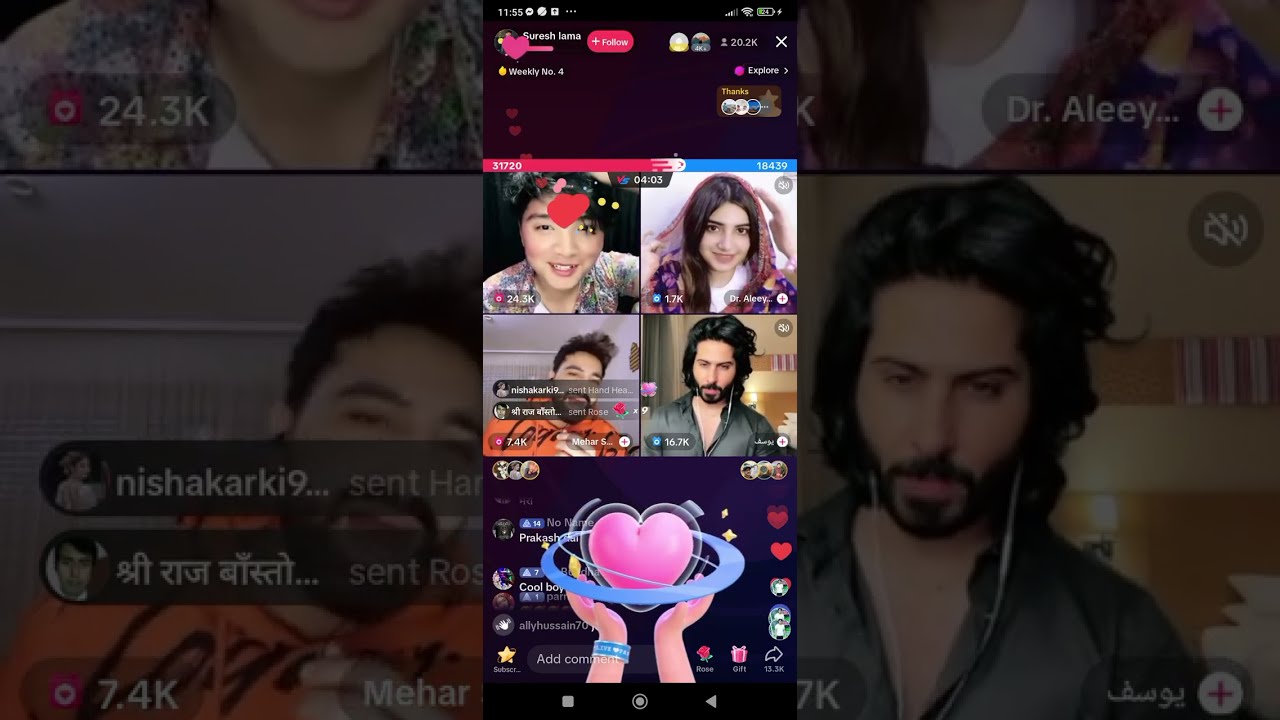 Yusuf vs Suresh lama in Tik tok Live battle 2023 || Suresh Lama || Viral Tik Tok Live