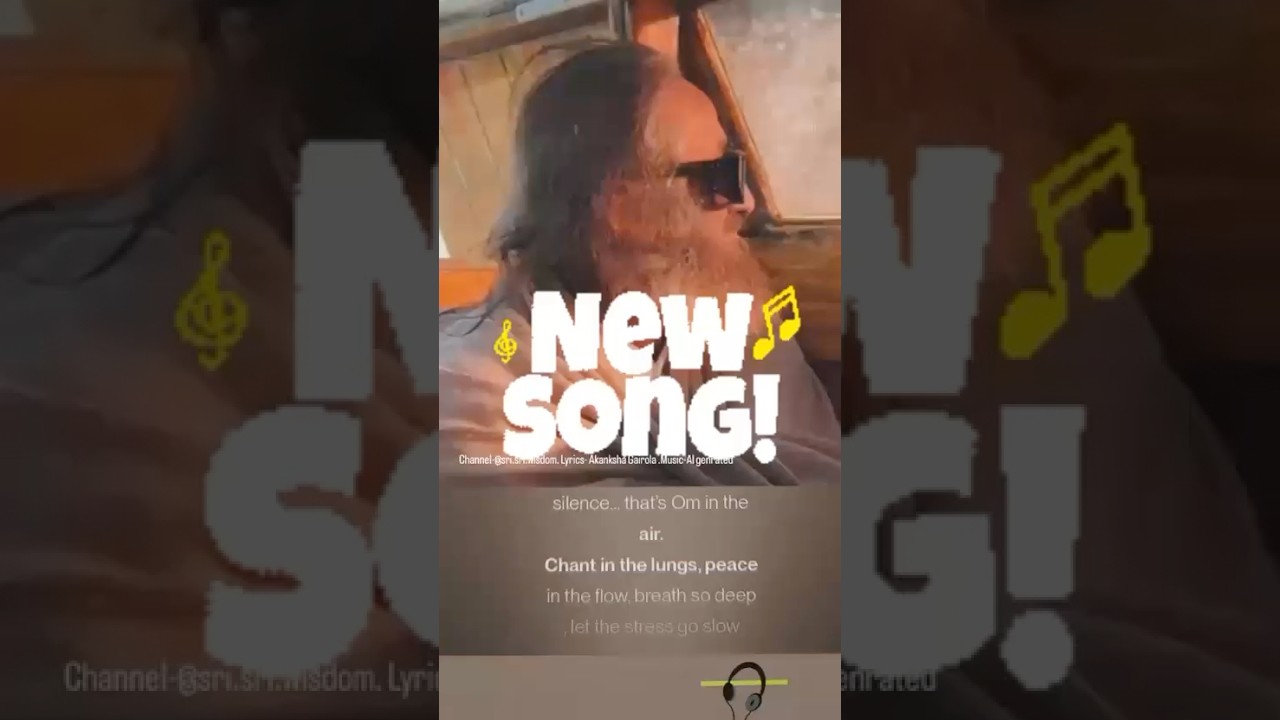 New Song !! Gurudev #gurudev #song #love #devotion #srisriravishankar #bhajans #devotionalsongs
