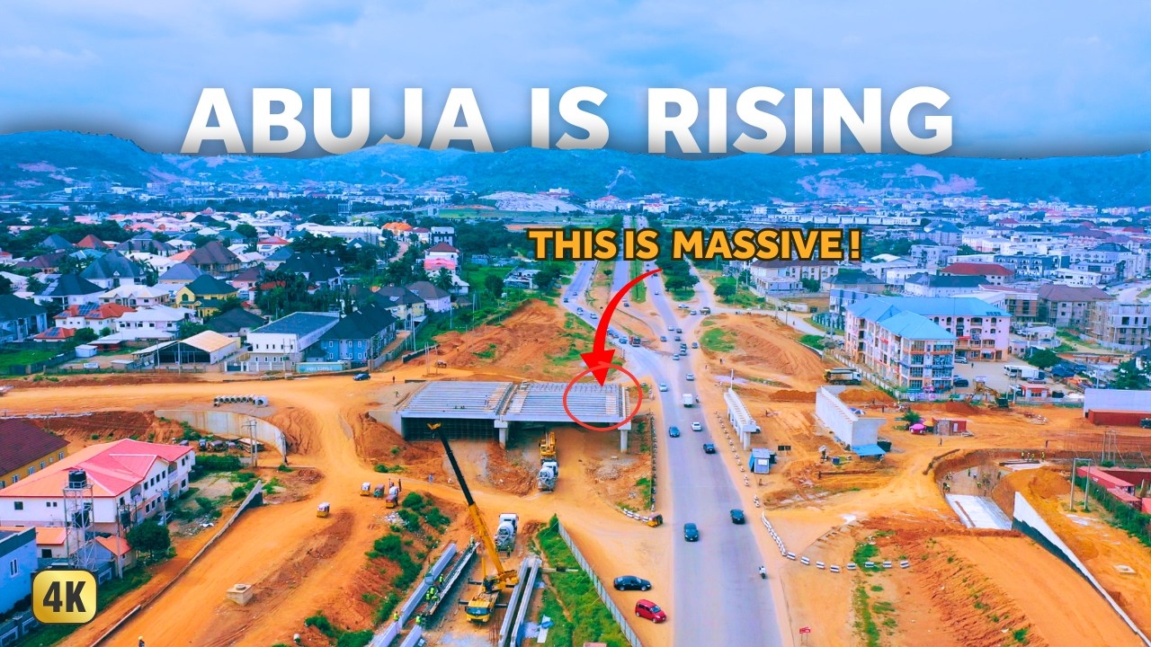 Abuja Construction Update: Jahi–Gwarinpa Link Flyover Build | 4K Walking Tour