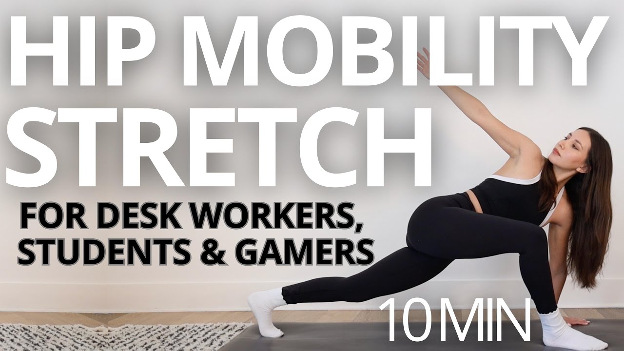 Easy Hip Mobility Routine For Desk Workers | 20 DAY CHALLENGE
