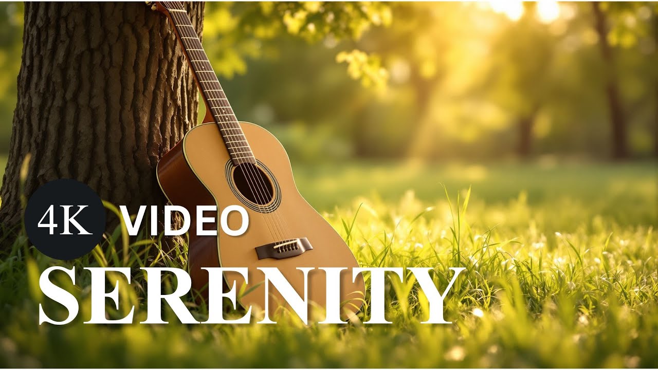 2 Hours Healing Guitar & Beautiful Nature 4K | Peaceful Reflections