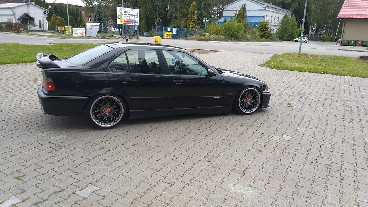 Dirty stance  e36 328i Motorsport on BBS rs2 700 701 walk around