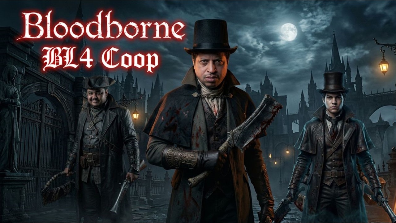 Bloodborne BL4 Coop com @EdsonRodriguesPlay @pedrocamargos7586