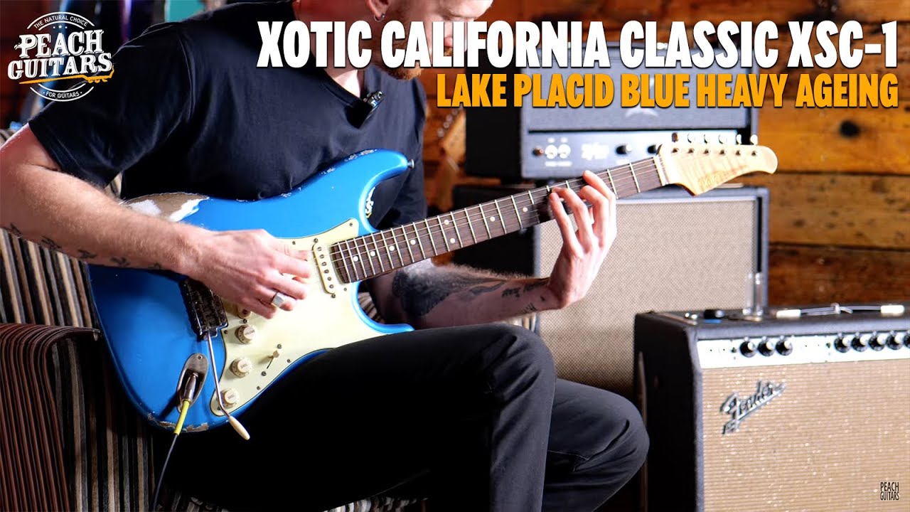 Xotic California Classic XSC-1 - Lake Placid Blue - Heavy Ageing w/Stainless Steel Frets