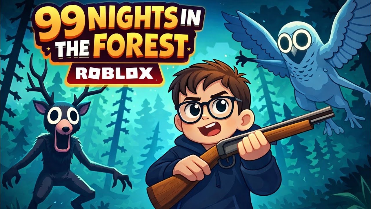 Joc 99 Nights in The Forest fara Admin abuse sau alte hack-uri .. Ce credeti ca s-a intamplat?