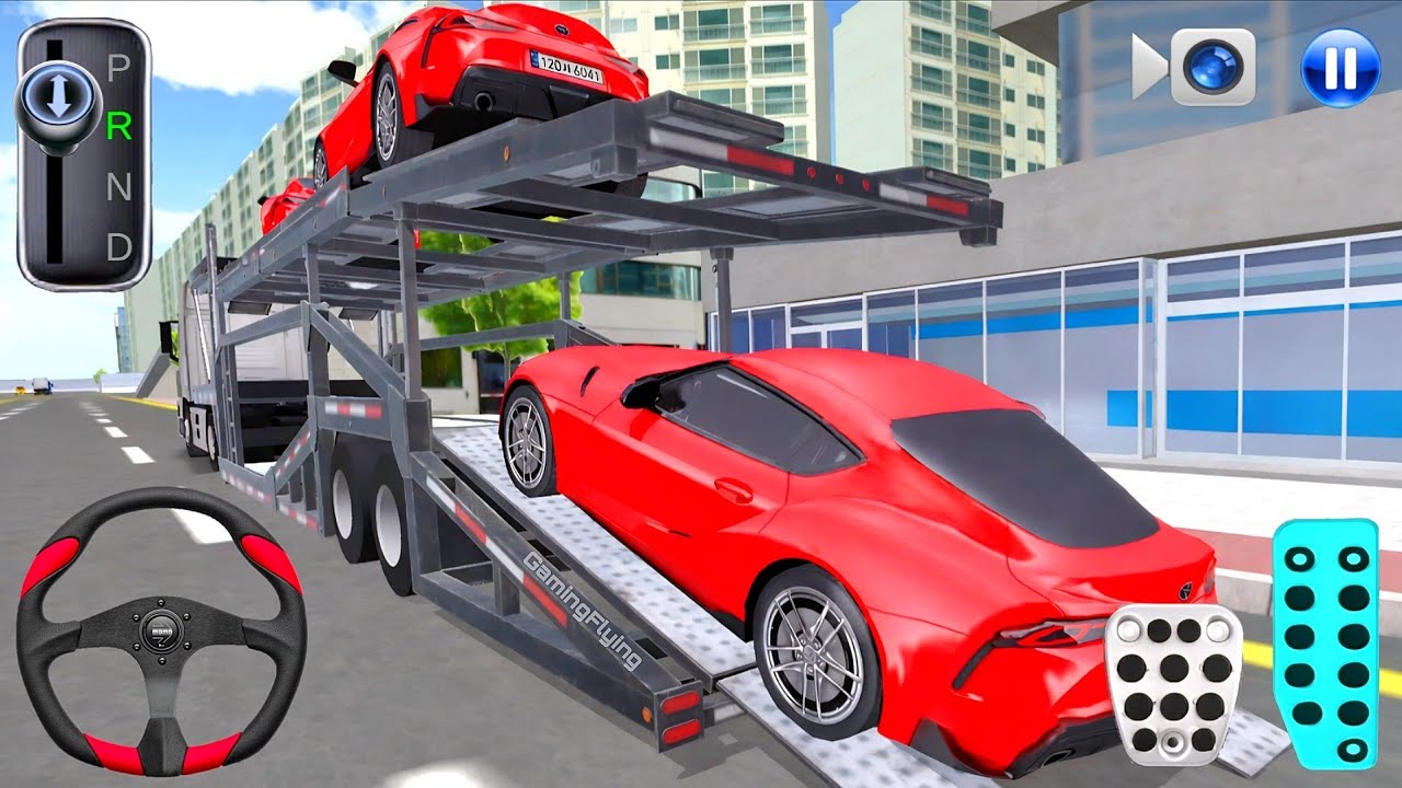 New Toyota Supra MK5 Transporter Truck - 3D Driving Class 2026 - 3D Driving Class - Car Game