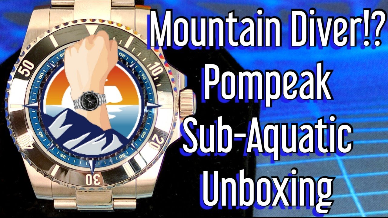 Mountain Diver! Pompeak Sub Aquatic Unboxing #watchunboxing #microbrand