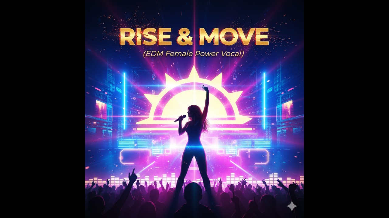 RISE & MOVE v. eng 2 (15 minute) (EDM Female Power Vocal)