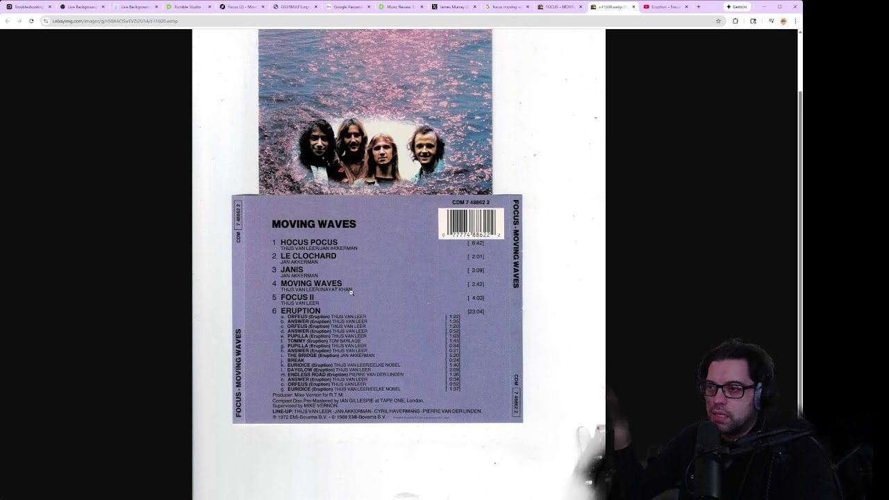 Albums that Inspired Me 1: Focus - Moving Waves