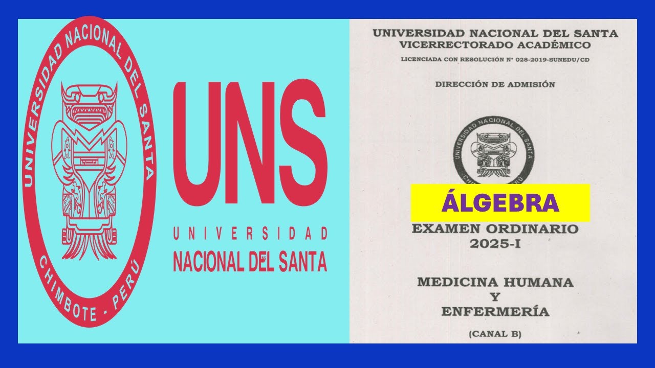 Solucionario álgebra UNS 2025 I medicina y enfermería