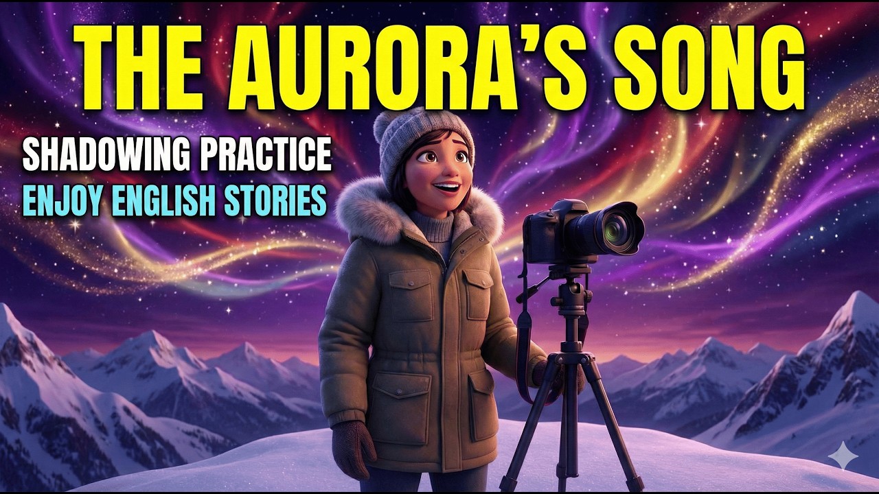 Learn English Through Story 🌌 The Aurora's Song | Shadowing Practice for Speaking & Listening