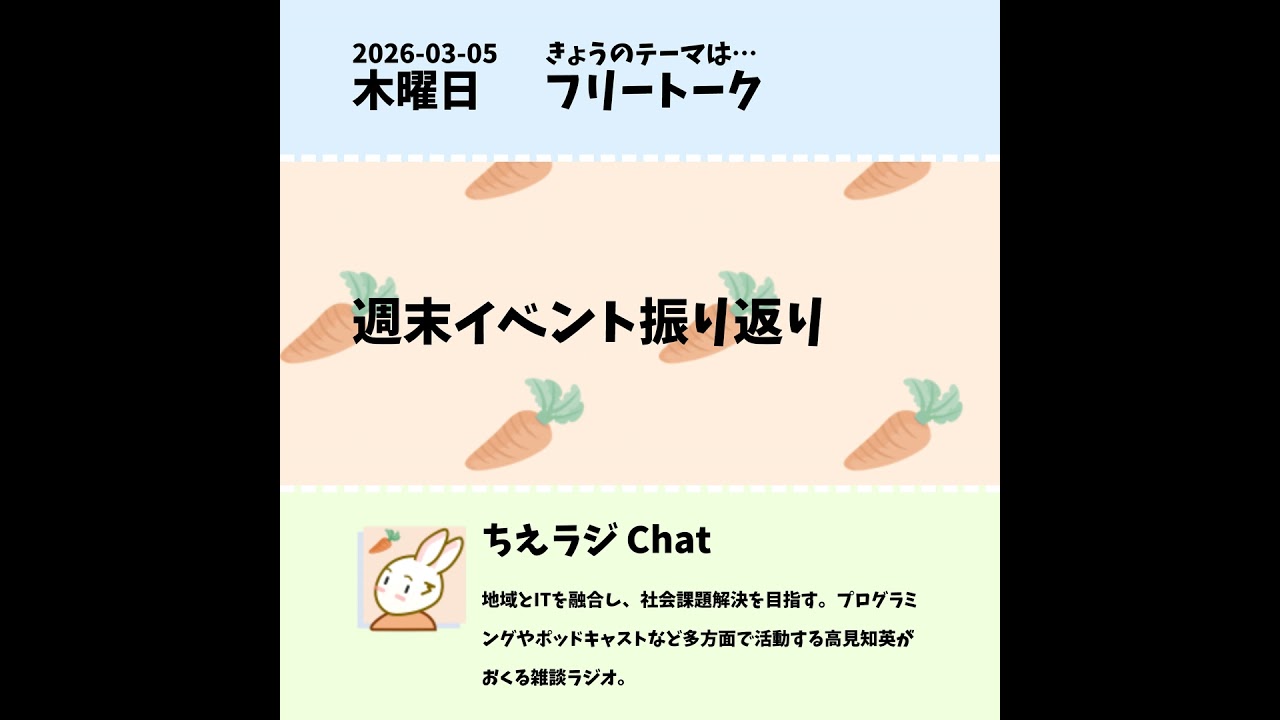 週末イベント振り返り