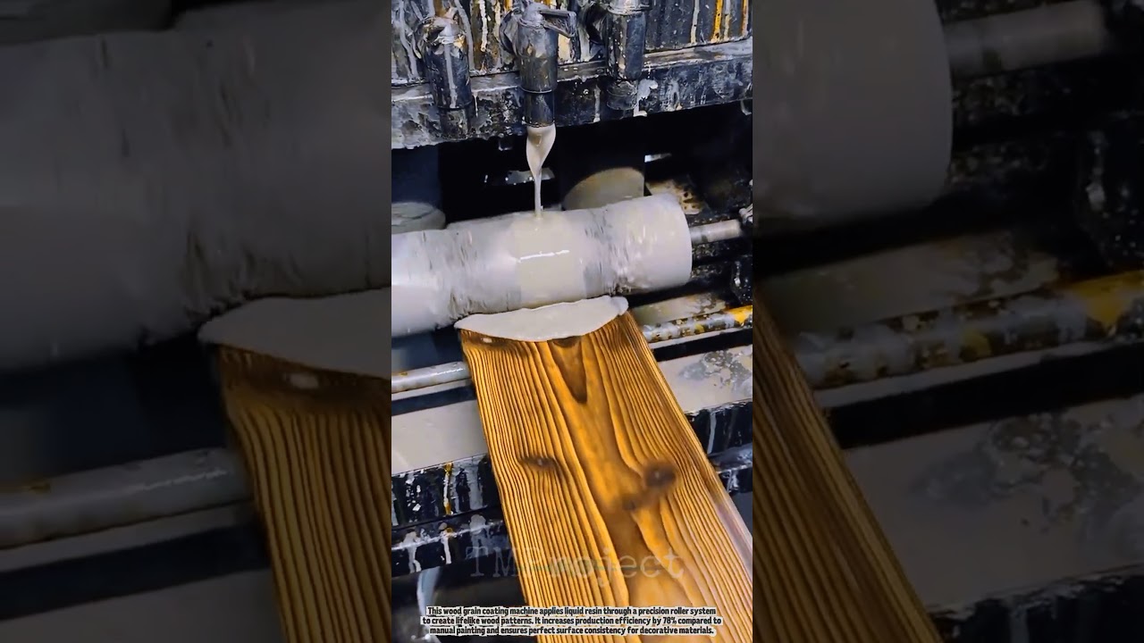 Innovative Wood Grain Coating Machine: Continuous Surface Printing Precision