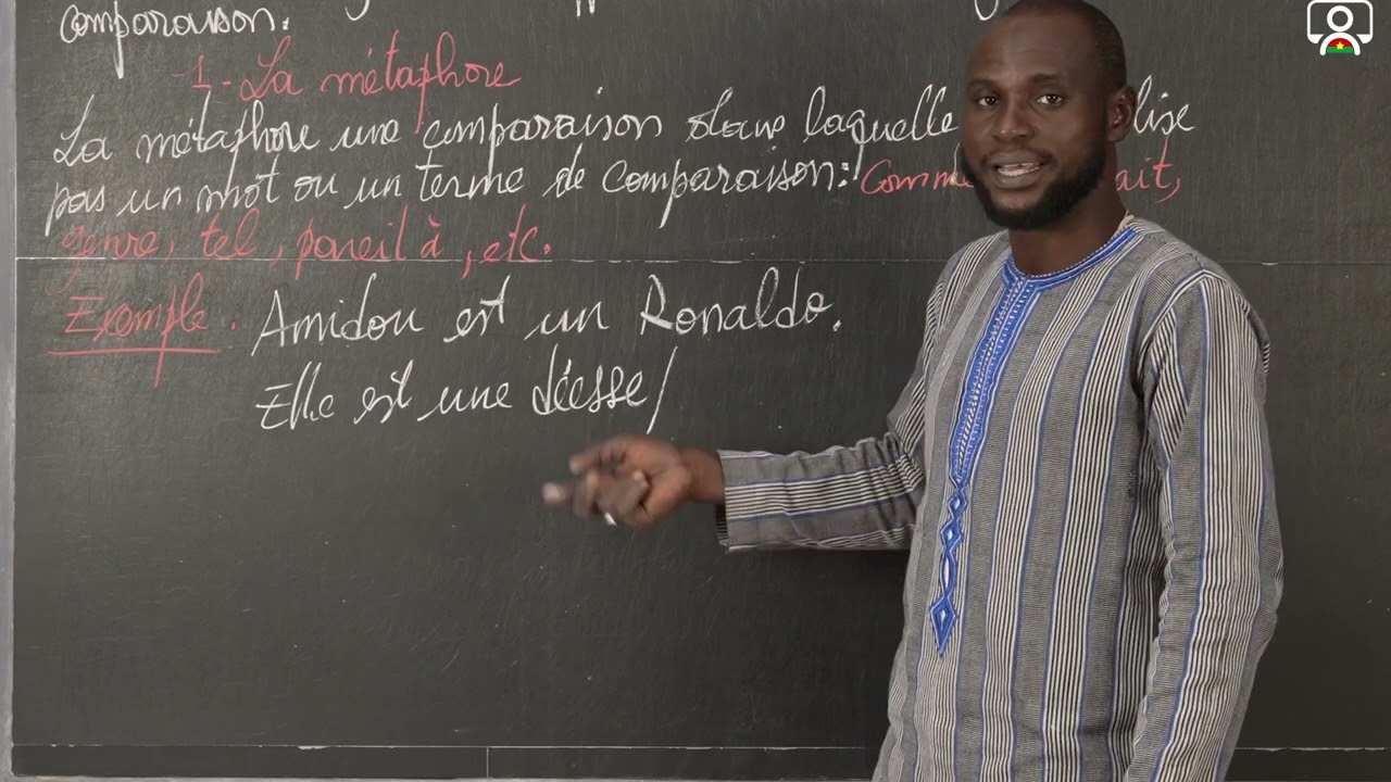 Cours - 4e - Français  - Vocabulaire : La métaphore et la comparaison 1/1