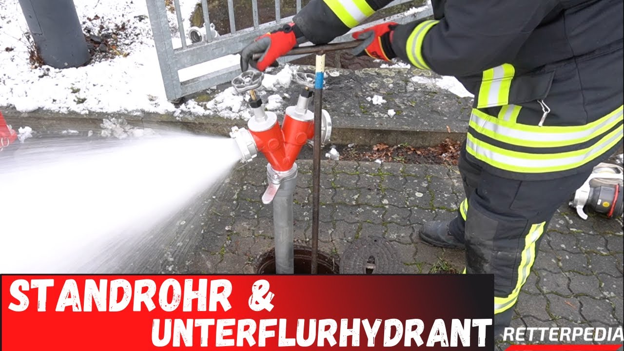 Standrohr und Unterflurhydrant Aufbau und Bedienung, Trinkwasserschutz