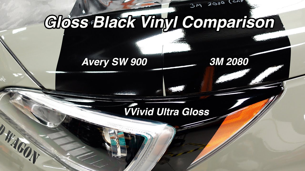 Which Gloss Black Vinyl Looks the Best | Avery vs 3M vs VVivid