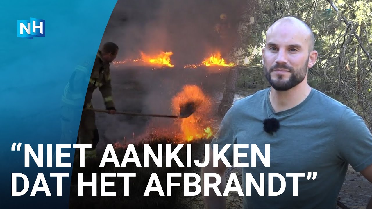 Marc doofde duinbrand voordat de brandweer er was