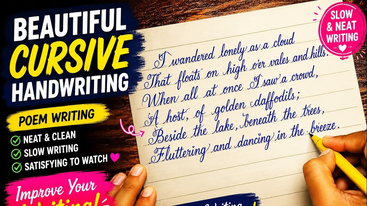 Improve your handwriting in7 days,just for beginners practice work with motivation teaching 
