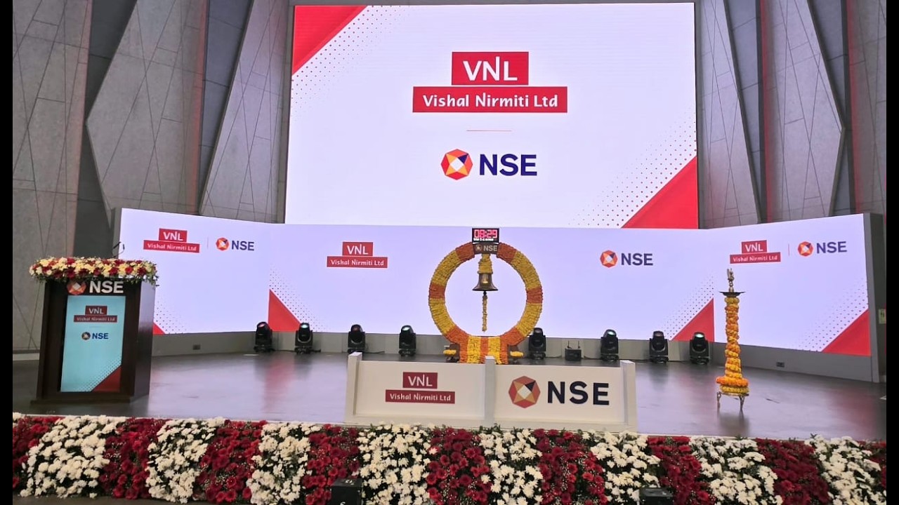 Listing ceremony of Vishal Nirmiti Limited