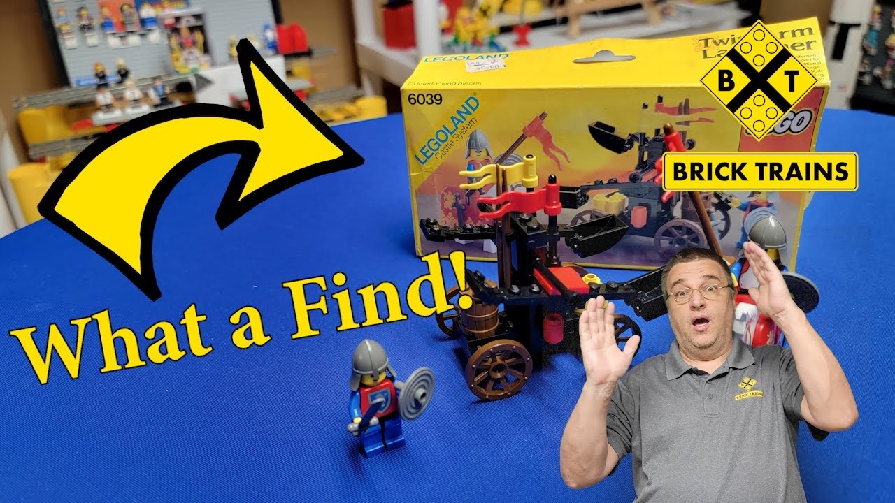 LEGO Set 6039  (Castle)(Lion Knights): Twin-Arm Launcher : Wednesday Show & Tell