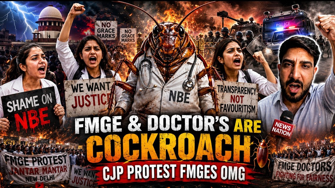 😱 FMGE Doctors vs Police | CJP Protest SHOCKER! What Really Happened? #fmge #cjp#viral@frusted_fmge 
