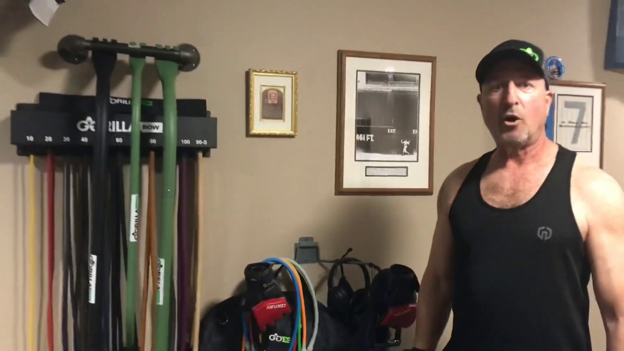 GORILLA BOW 8 MINUTE RESISTANCE BANDS AB WORKOUT