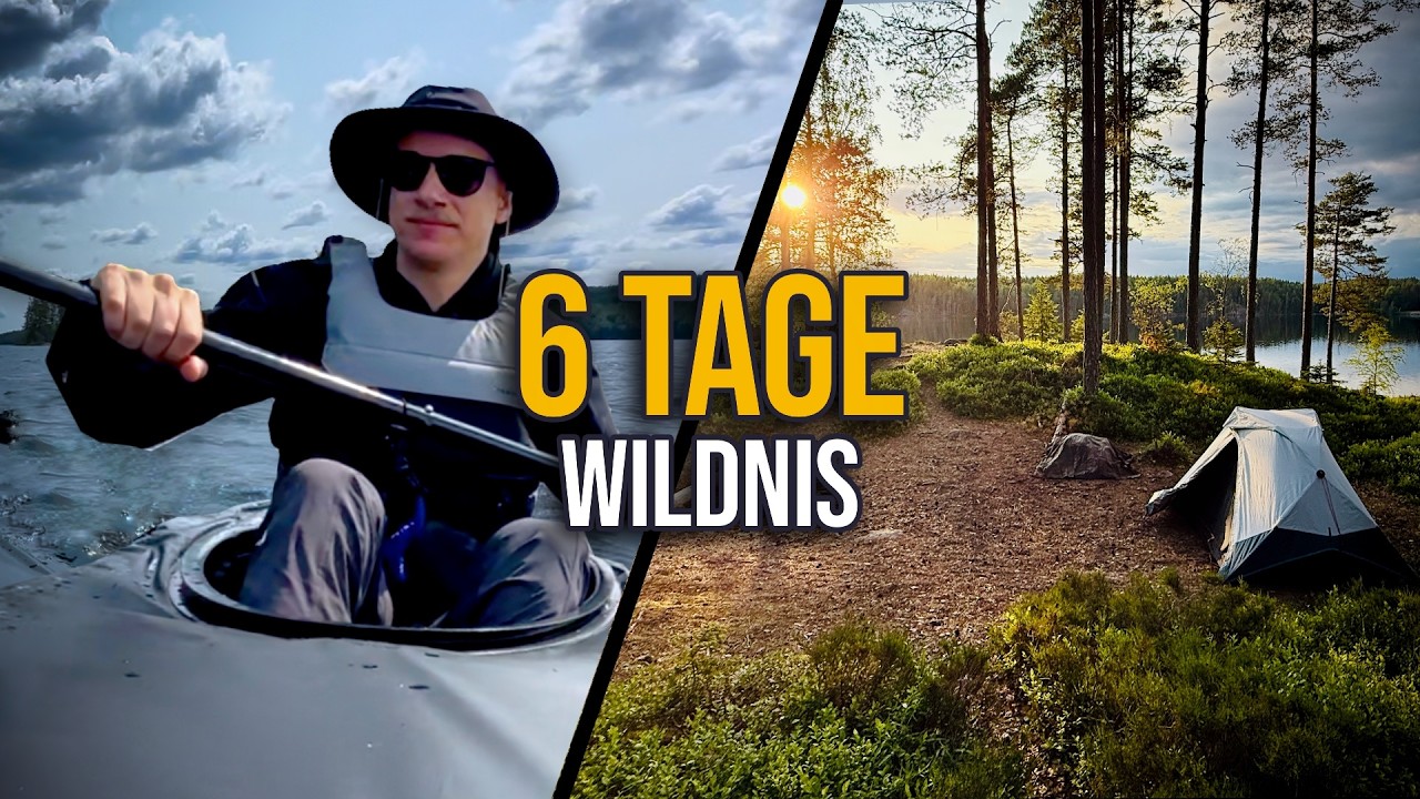 6 Tage autark: Mit dem Kajak durch Schwedens Wildnis