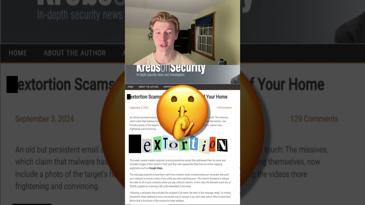 New Email Scam Uses Photos of Your Home  #cybersecurity #securitybreach #scammer #news