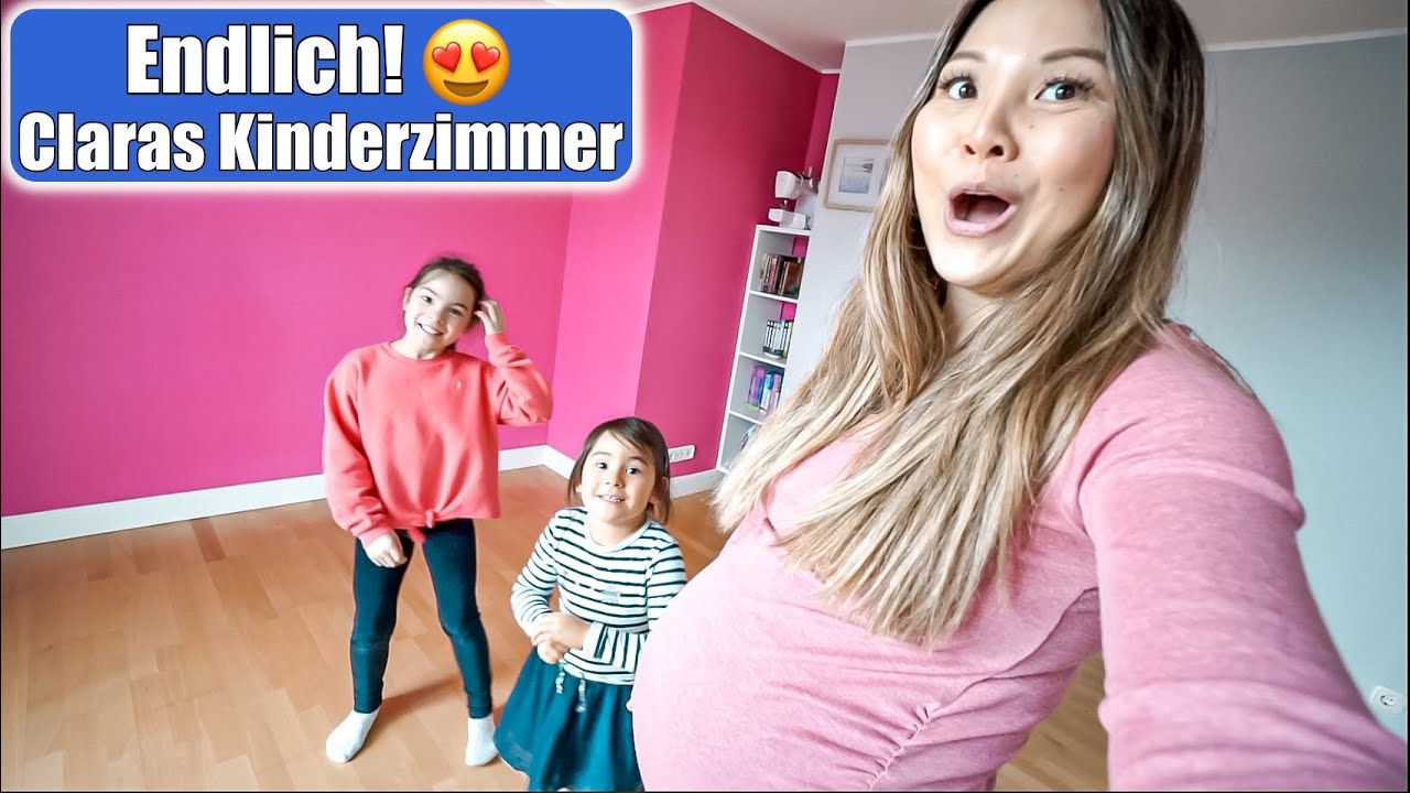 Claras neues Bett ist da 😍 Kinderzimmer einrichten! Schwanger & harter Bauch SSW 34 | Mamiseelen