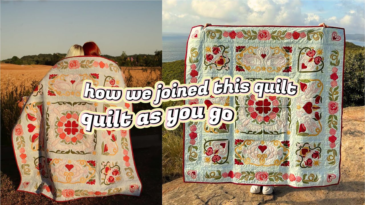 HOW I JOINED THIS QUILT TOGETHER USING TWO DIFFERENT QUILT AS YOU GO METHODS: QAYG Chronicles, ep 10